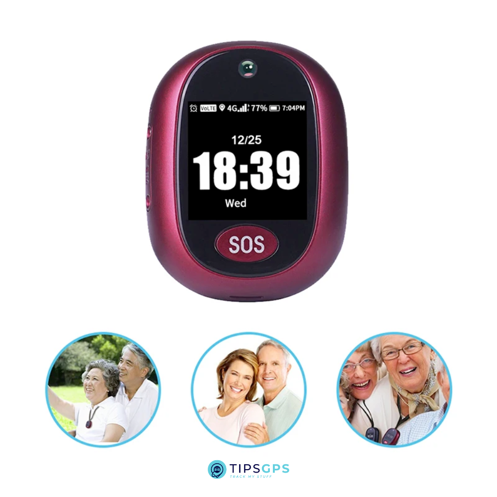 Personal SOS GPS Tracker for the Elders and Kids + 1 Year Plan.